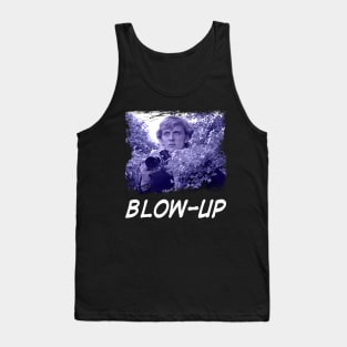 Swingin' Through Scenes BlowUp Tee with Montage of Iconic Moments from Antonioni's Masterpiece Tank Top